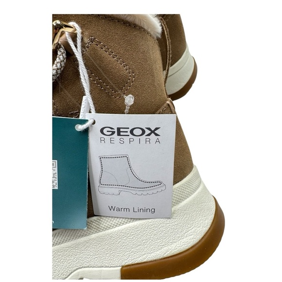 Geox Womens Falena Brown Snow Boots Size 9 - Picture 5 of 13